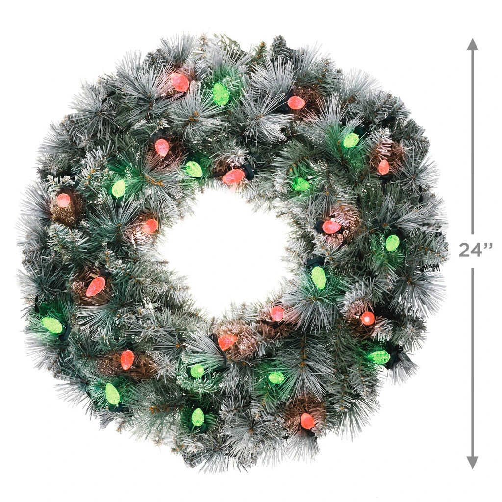 2020 Sound-a-Light 24" WREATH - INTERACTIVE MUSIC & LIGHT 3 2020 Sound-a-Light 24" WREATH - INTERACTIVE MUSIC & LIGHT - Image 3