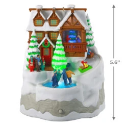 2020 Christmas Cabin -*Magic Light/Sound/Motion- Slightly Damaged Box -Hall M Ornaments Shop 5999qgo1774 03