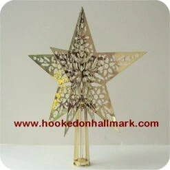 1980 Brass Star Tree Topper- MIB - Very Rare !