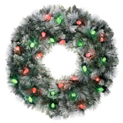 2020 Sound-a-Light 24" WREATH - INTERACTIVE MUSIC & LIGHT